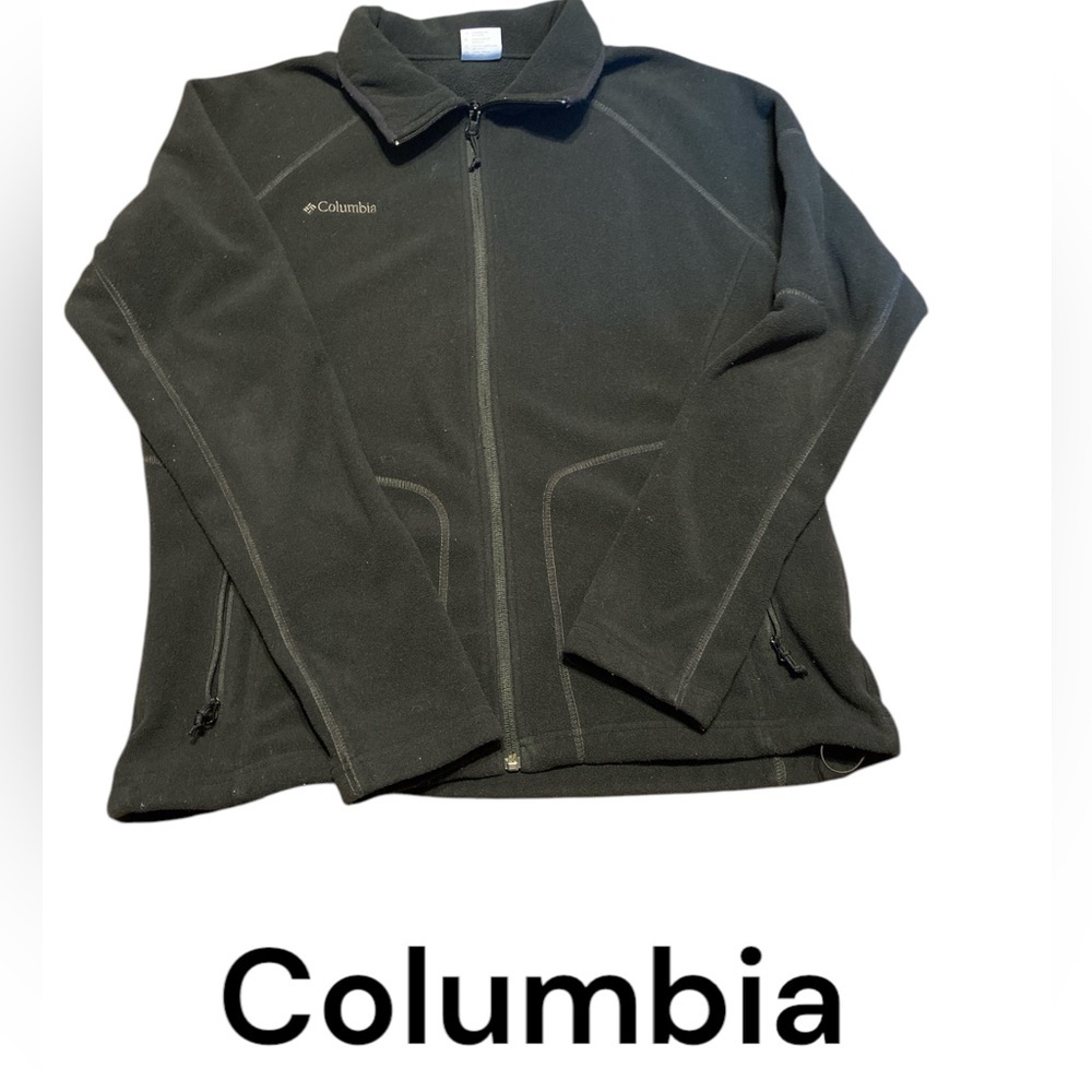 Columbia fleece zip up jacket black size Extra Large
BIN #4